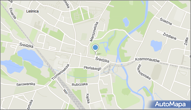 Wrocław, Plac Świętojański, mapa Wrocławia