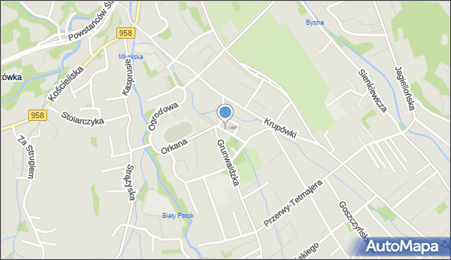 Zakopane, Plac Niepodległości, mapa Zakopanego
