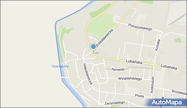 Zgorzelec, Plac św. Konstantyna i Heleny, mapa Zgorzelec