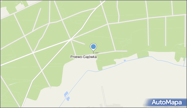 Pniewo-Gajówka, Pniewo-Gajówka, mapa Pniewo-Gajówka