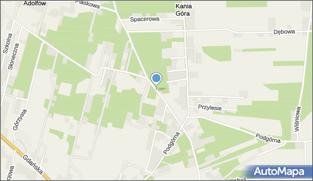 Adolfów gmina Zgierz, Polna, mapa Adolfów gmina Zgierz