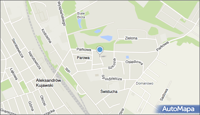 Aleksandrów Kujawski, Pogodna, mapa Aleksandrów Kujawski