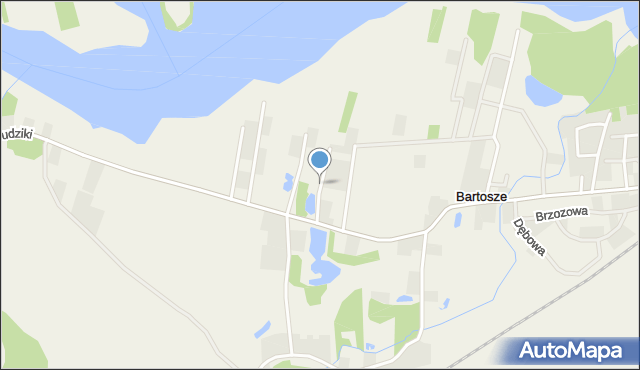 Bartosze, Poziomkowe Wzgórze, mapa Bartosze