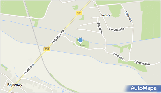 Bieruń, Potokowa, mapa Bieruń