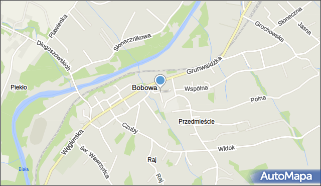 Bobowa powiat gorlicki, Pocztowa, mapa Bobowa powiat gorlicki