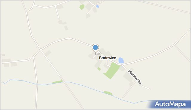 Bratowice, Polna, mapa Bratowice