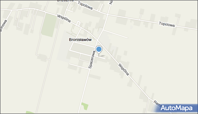 Brzeźnio, Pogodna, mapa Brzeźnio