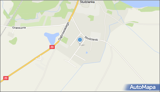 Chociwel powiat stargardzki, Pogodna, mapa Chociwel powiat stargardzki