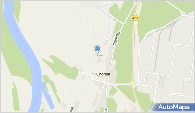 Chorula, Polna, mapa Chorula