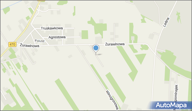 Cisew, Porzeczkowa, mapa Cisew