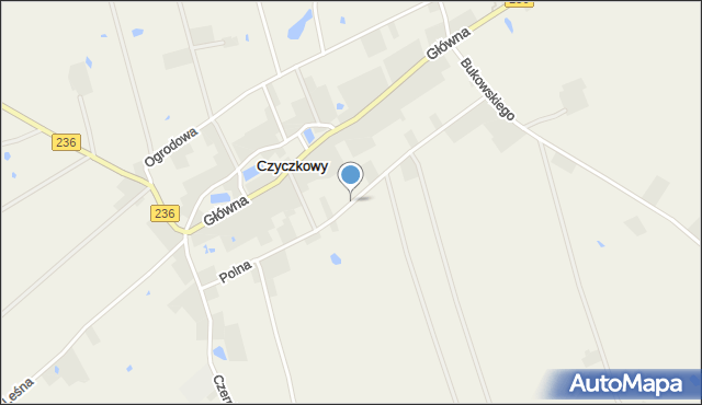 Czyczkowy, Polna, mapa Czyczkowy