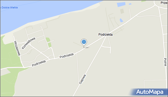 Dolsk powiat śremski, Podrzekta, mapa Dolsk powiat śremski