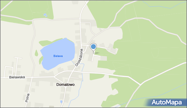 Domatowo, Południowa, mapa Domatowo