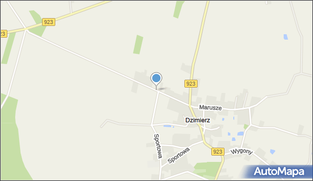 Dzimierz, Powstańców, mapa Dzimierz