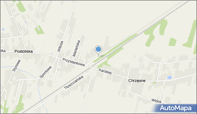 Franciszków gmina Tłuszcz, Pod Lipą, mapa Franciszków gmina Tłuszcz