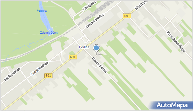 Garbatka-Letnisko, Podlas, mapa Garbatka-Letnisko