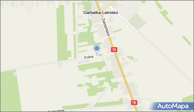 Garbatka-Letnisko, Polna, mapa Garbatka-Letnisko