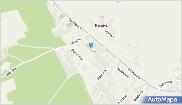 Góra gmina Wejherowo, Porzeczkowa, mapa Góra gmina Wejherowo