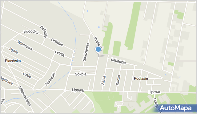 Hajnówka, Podlasie, mapa Hajnówka