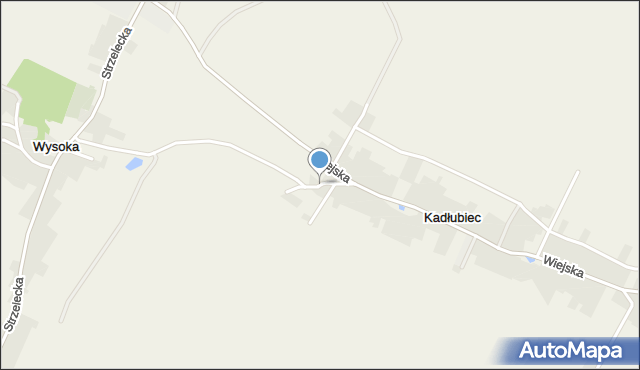 Kadłubiec, Polna, mapa Kadłubiec