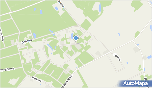 Karczewko, Poziomkowa, mapa Karczewko