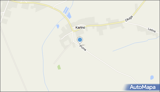 Kartno gmina Stare Czarnowo, Polna, mapa Kartno gmina Stare Czarnowo