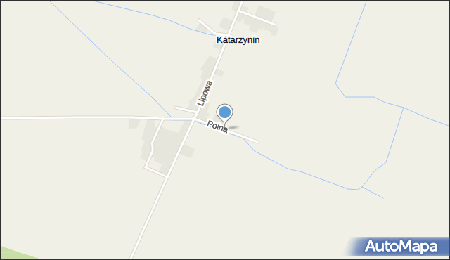 Katarzynin, Polna, mapa Katarzynin