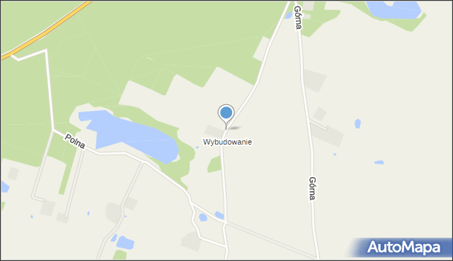 Kłobuczyno, Polna, mapa Kłobuczyno