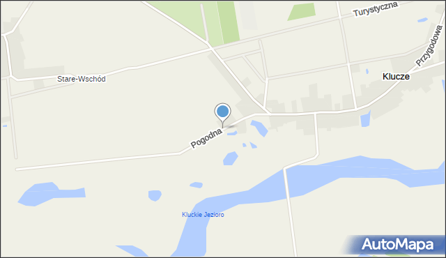 Klucze gmina Głogów, Pogodna, mapa Klucze gmina Głogów