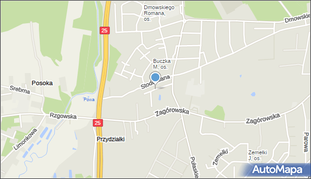 Konin, Porazińskiej Janiny, mapa Konina