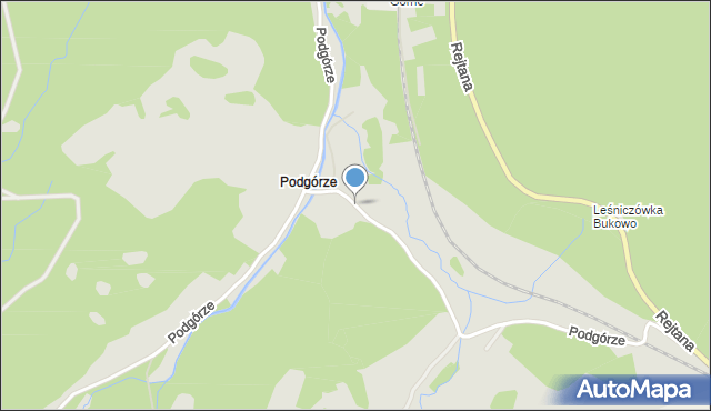 Kowary powiat karkonoski, Podgórze, mapa Kowary powiat karkonoski