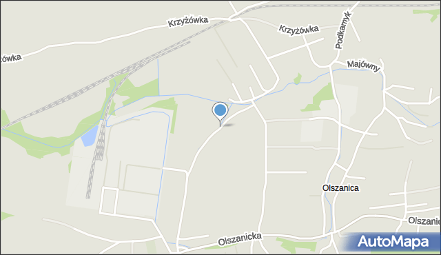 Kraków, Powstania Styczniowego, mapa Krakowa