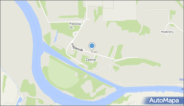 Kraków, Popielnik, mapa Krakowa