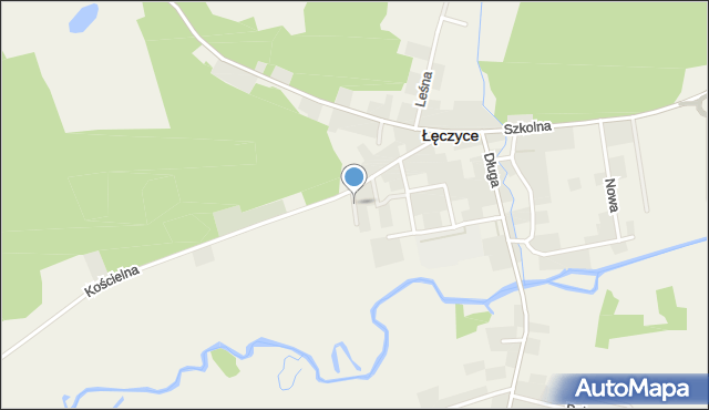 Łęczyce powiat wejherowski, Pogodna, mapa Łęczyce powiat wejherowski