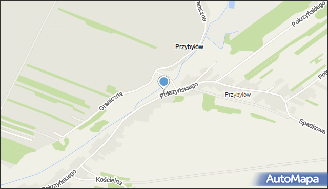 Libidza, Pokrzyńskiego Antoniego, mapa Libidza