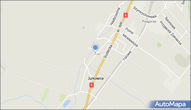 Lubawka, Podgórze, mapa Lubawka