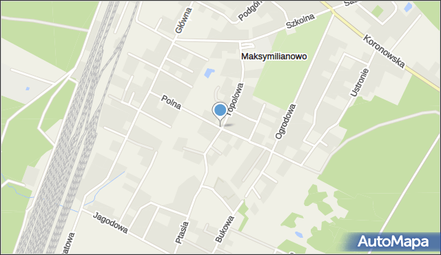 Maksymilianowo gmina Osielsko, Polna, mapa Maksymilianowo gmina Osielsko