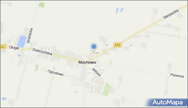 Mochowo Nowe, Pogodna, mapa Mochowo Nowe