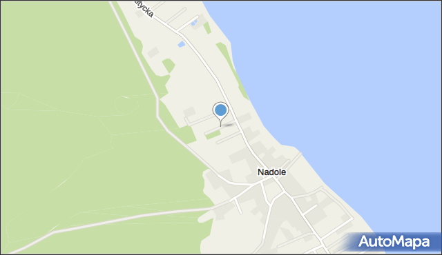 Nadole gmina Gniewino, Pogodna, mapa Nadole gmina Gniewino