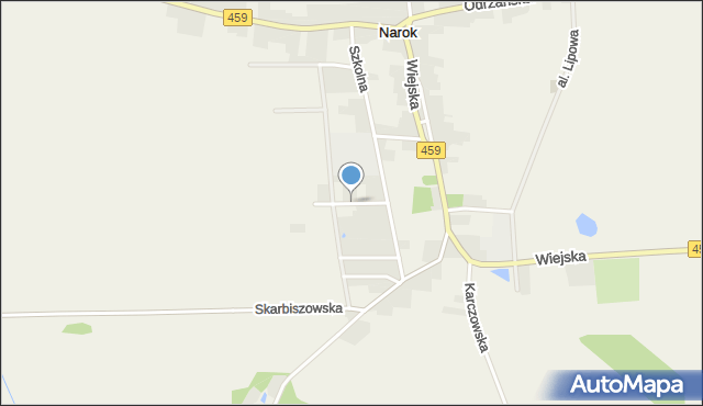 Narok, Polna, mapa Narok