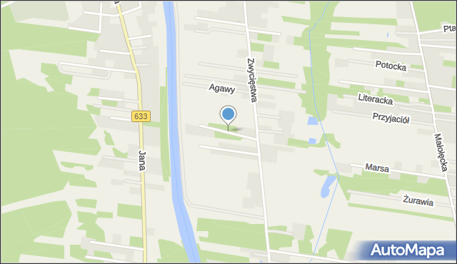 Nieporęt, Polnych Kwiatów, mapa Nieporęt