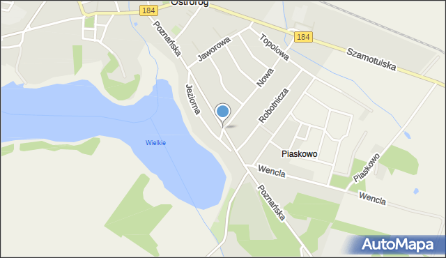 Ostroróg powiat szamotulski, Poznańska, mapa Ostroróg powiat szamotulski