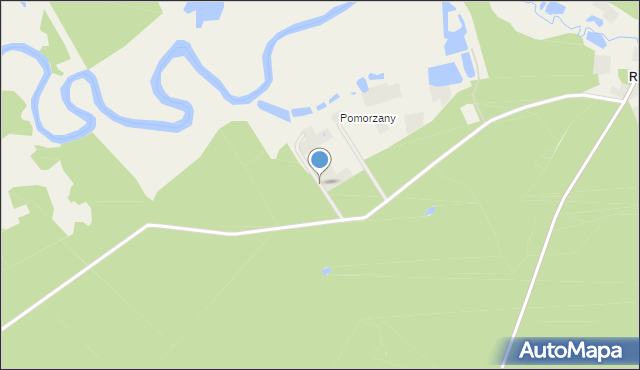 Paliwodzizna, Pomorzany, mapa Paliwodzizna