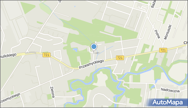 Piaseczno, Poziomkowa, mapa Piaseczno