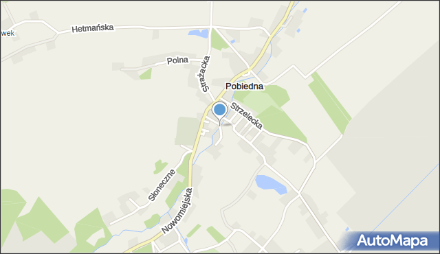 Pobiedna gmina Leśna, Podgórna, mapa Pobiedna gmina Leśna