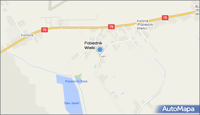 Pobiednik Wielki, Pobiednik Wielki, mapa Pobiednik Wielki