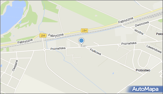 Pobiedziska, Poznańska, mapa Pobiedziska