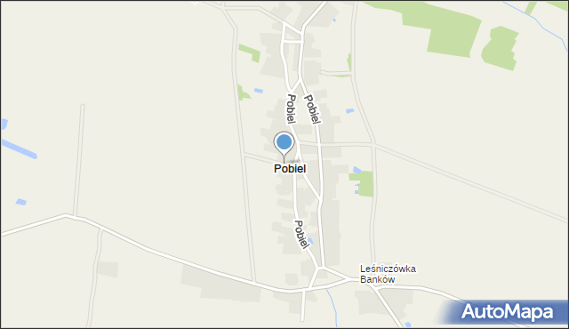 Pobiel, Pobiel, mapa Pobiel