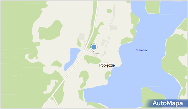 Pobłędzie, Pobłędzie, mapa Pobłędzie