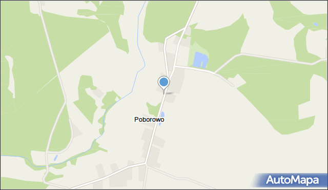 Poborowo gmina Trzebielino, Poborowo, mapa Poborowo gmina Trzebielino